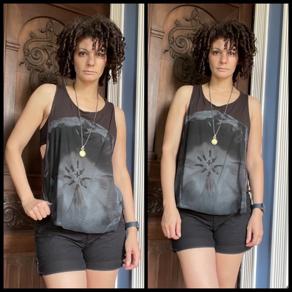AllSaints Print Muscle Tank Size XS - Picture 1 of 10